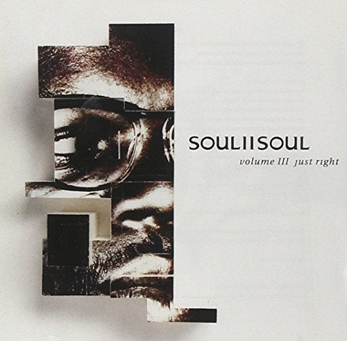 CD cover for Soul II Soul's "Volume III - Just Right" with abstract portrait.