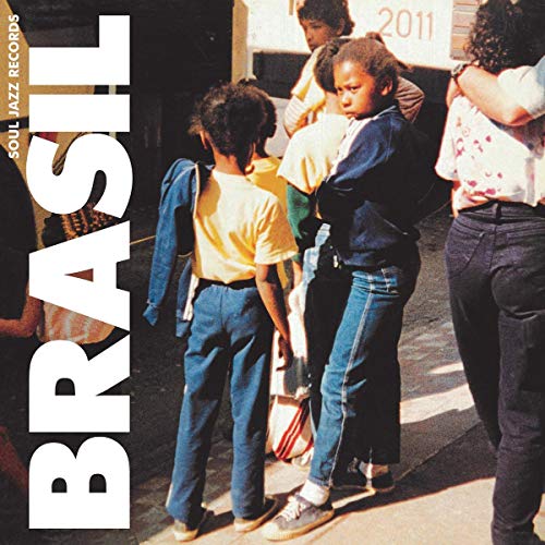 CD cover for “Brasil” by Soul Jazz Records, featuring children.