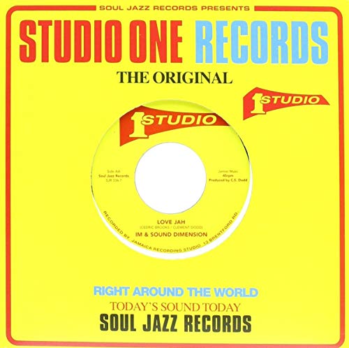 Studio One Records 7-inch vinyl record with yellow sleeve and center label.