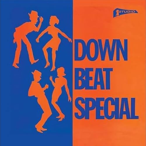 Record cover: orange silhouettes of dancing people on a blue and orange background.