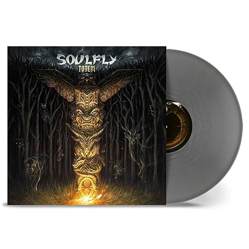 Soulfly “Totem” vinyl record with album art featuring a totem pole.