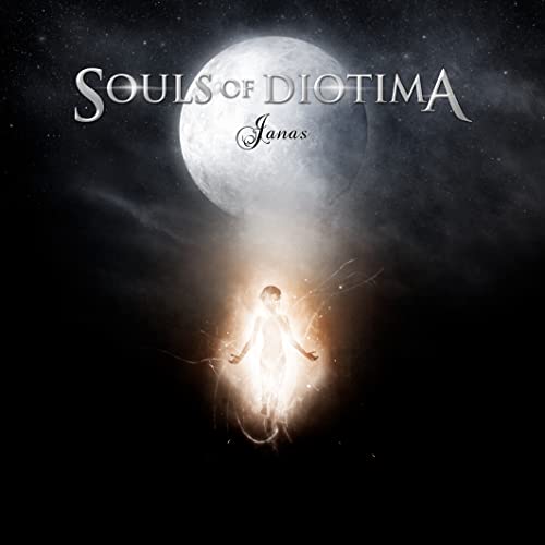 Album cover: ethereal figure illuminated against a dark, starry sky.