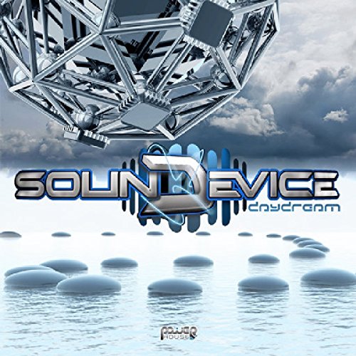 CD cover for Sound Device’s “Daydream” with metallic shapes and water.