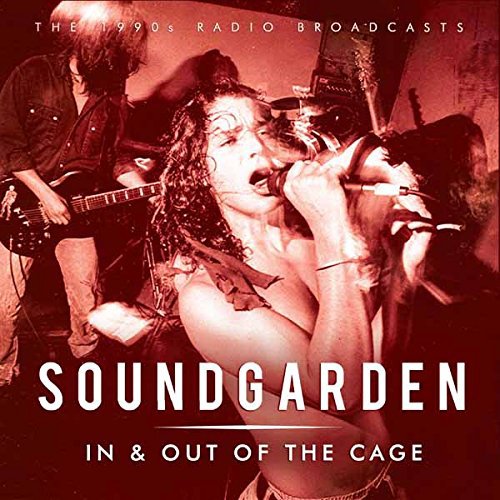 Soundgarden album cover: Chris Cornell singing with a guitarist, red tones.