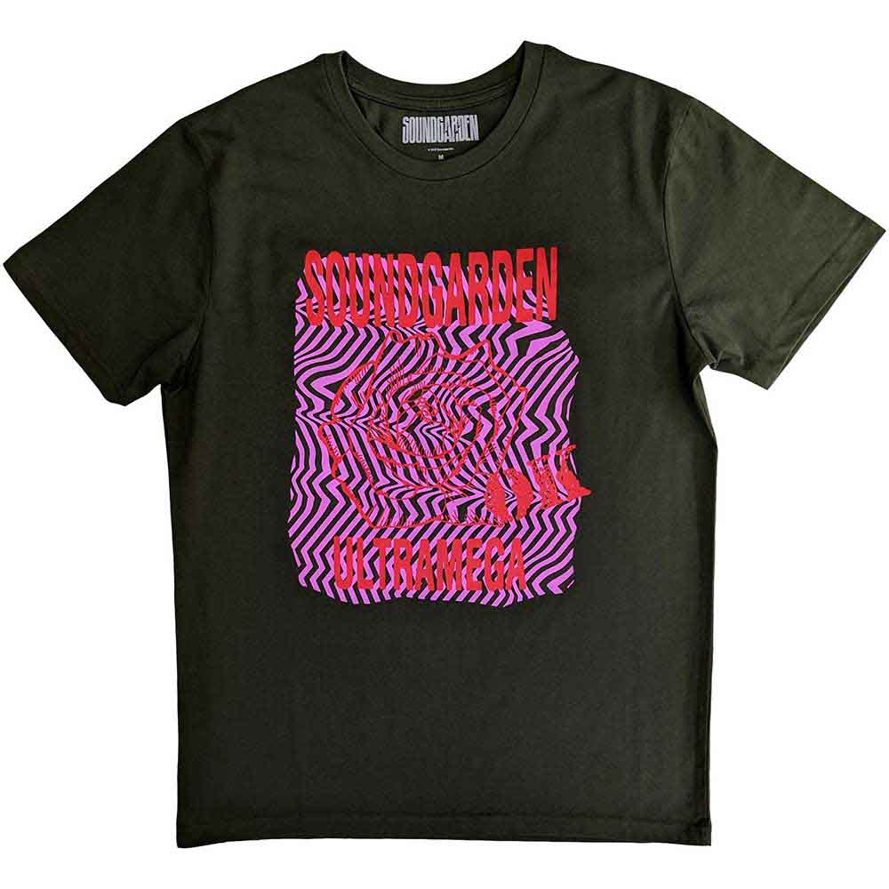 Black Soundgarden t-shirt featuring “Ultramega OK” album artwork, size X-Large.