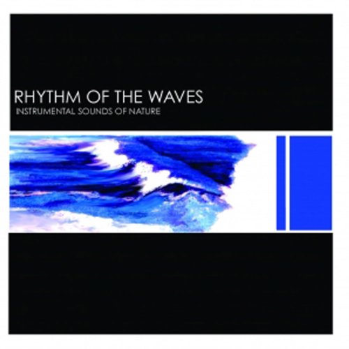 CD cover with blue wave painting and white text: "Rhythm of the Waves".