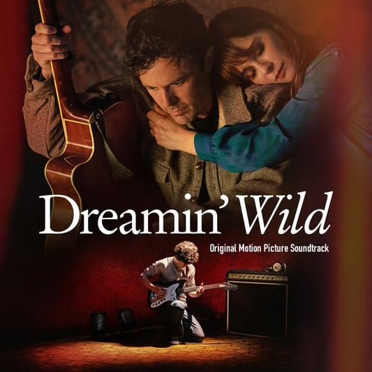 “Dreamin’ Wild” soundtrack cover with musicians and film title.