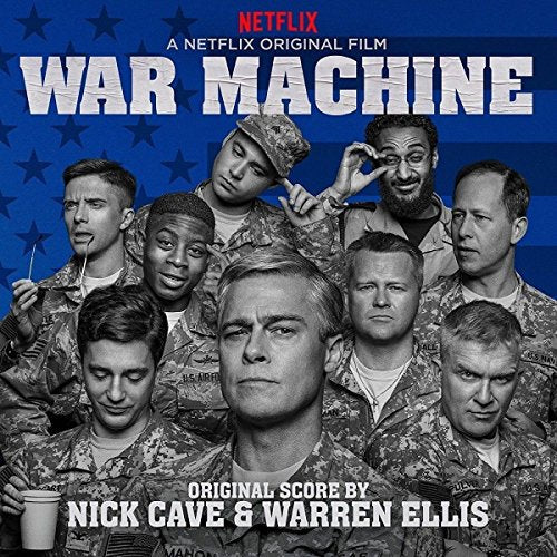 Album cover for "War Machine" soundtrack by Nick Cave & Warren Ellis.