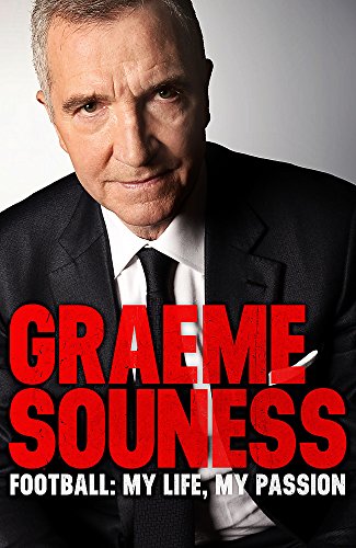 Book cover featuring Graeme Souness, a serious portrait in a suit.