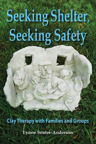 Book cover with a clay sculpture of a shelter and figures inside.