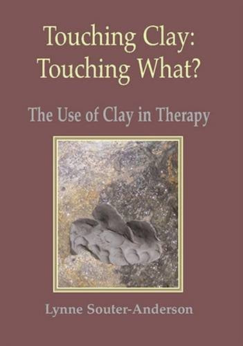 Image of a book cover featuring clay and therapy-related elements, likely with a calm background.