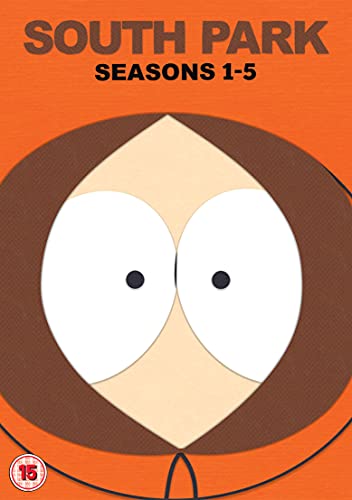 South Park Seasons 1-5 DVD cover featuring Stan’s face.