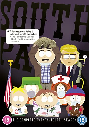 South Park Season 24 DVD cover featuring characters wearing masks.