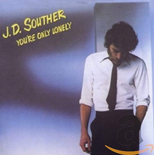 J.D. Souther album cover, portrait of a man in a white shirt.