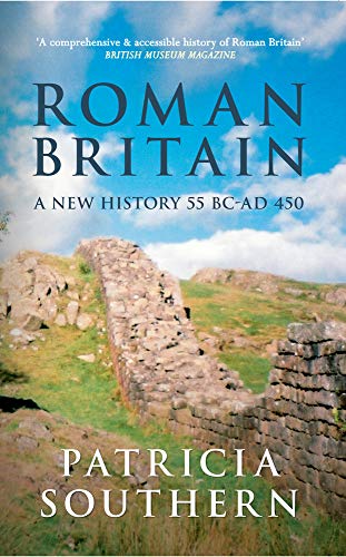 Book cover: "Roman Britain" with image of ancient stone ruins.