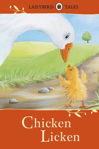 Ladybird Tales book cover: a white swan towering over a yellow chick.