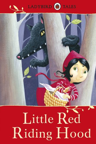 Ladybird Tales book cover: Little Red Riding Hood and the wolf in woods.