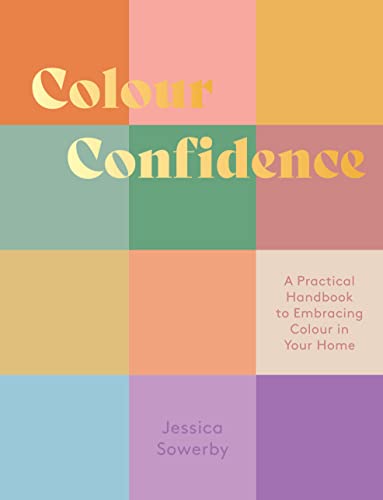 Book cover with a grid of pastel-colored squares, title text, and author name.