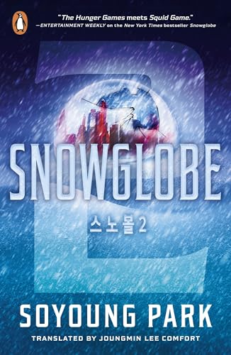 Book cover featuring a city inside a snowglobe against a snowy blue background.
