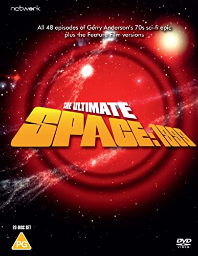 Space: 1999" DVD cover featuring a red vortex and show logo.