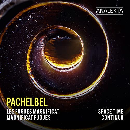 CD cover with a spiral image evoking space and text: "Pachelbel.