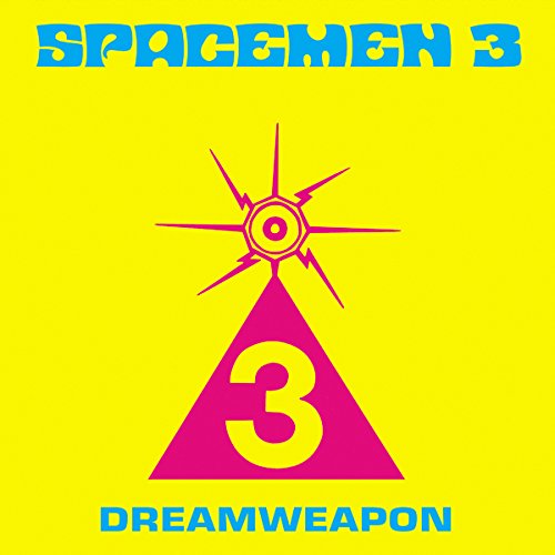 Spacemen 3 album cover: yellow background, pink triangle with a number 3.