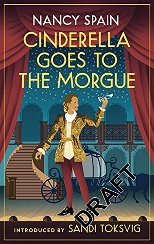 Book cover: man in gold suit before a stage and carriage.