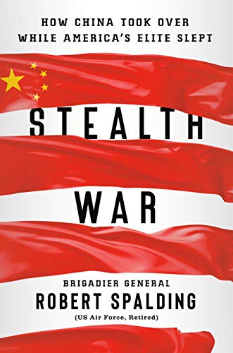Book cover: "Stealth War" with a Chinese flag and bold white text.