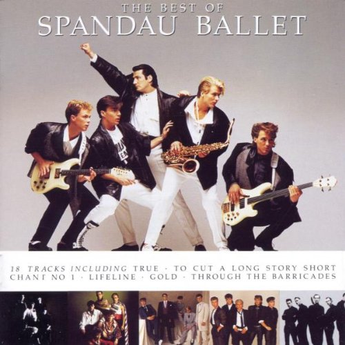 Spandau Ballet album cover featuring the band in 1980s attire.