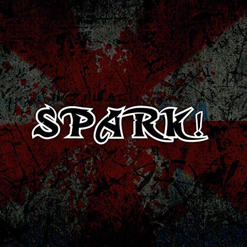 CD cover with the word "SPARK!" over a textured red and gray background.