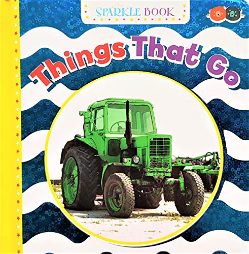 Children’s book cover featuring a green tractor in a circular frame.