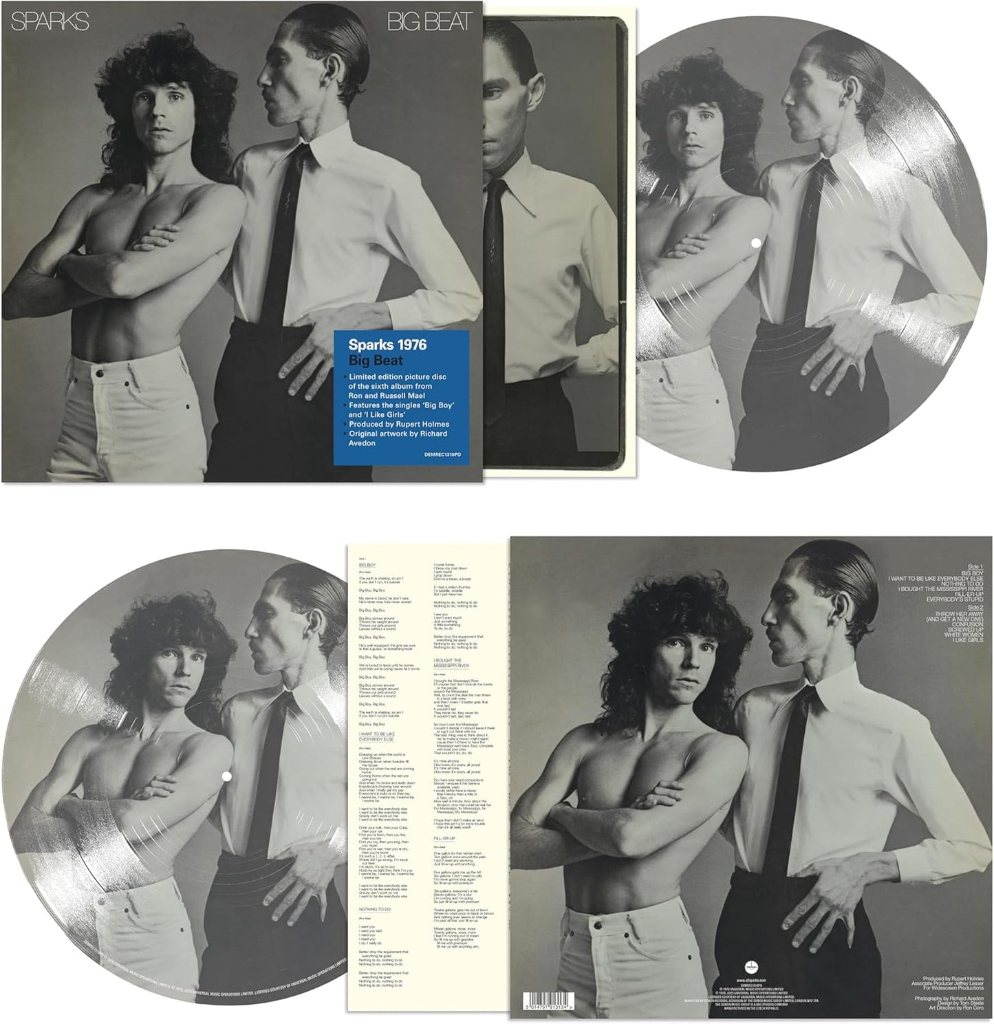 Sparks - Big Beat (50th Anniversary Picture Disc) [VINYL]