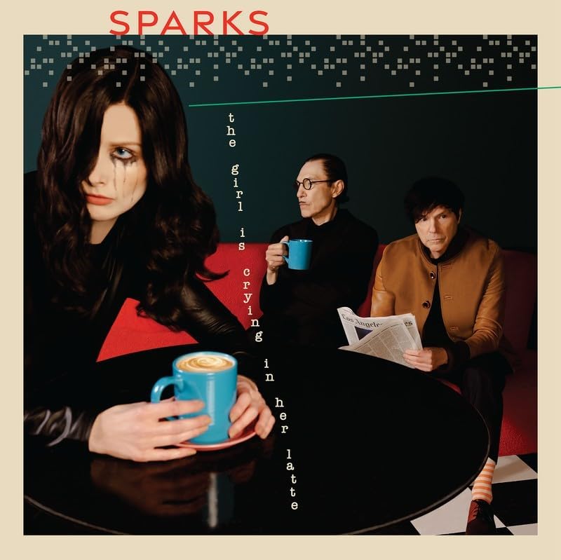 Album cover featuring a woman, a man with glasses, and a coffee cup.