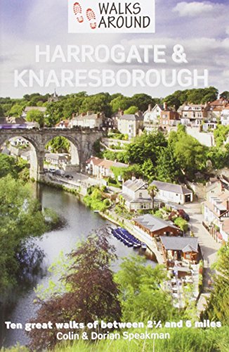 Book cover featuring a riverside view of Knaresborough with stone buildings.