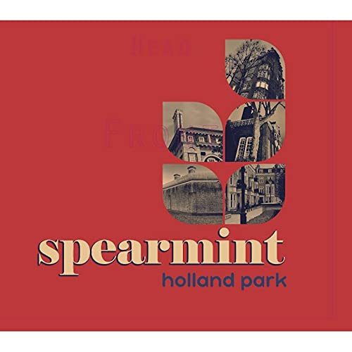 CD cover for Spearmint’s “Holland Park” with building collage.