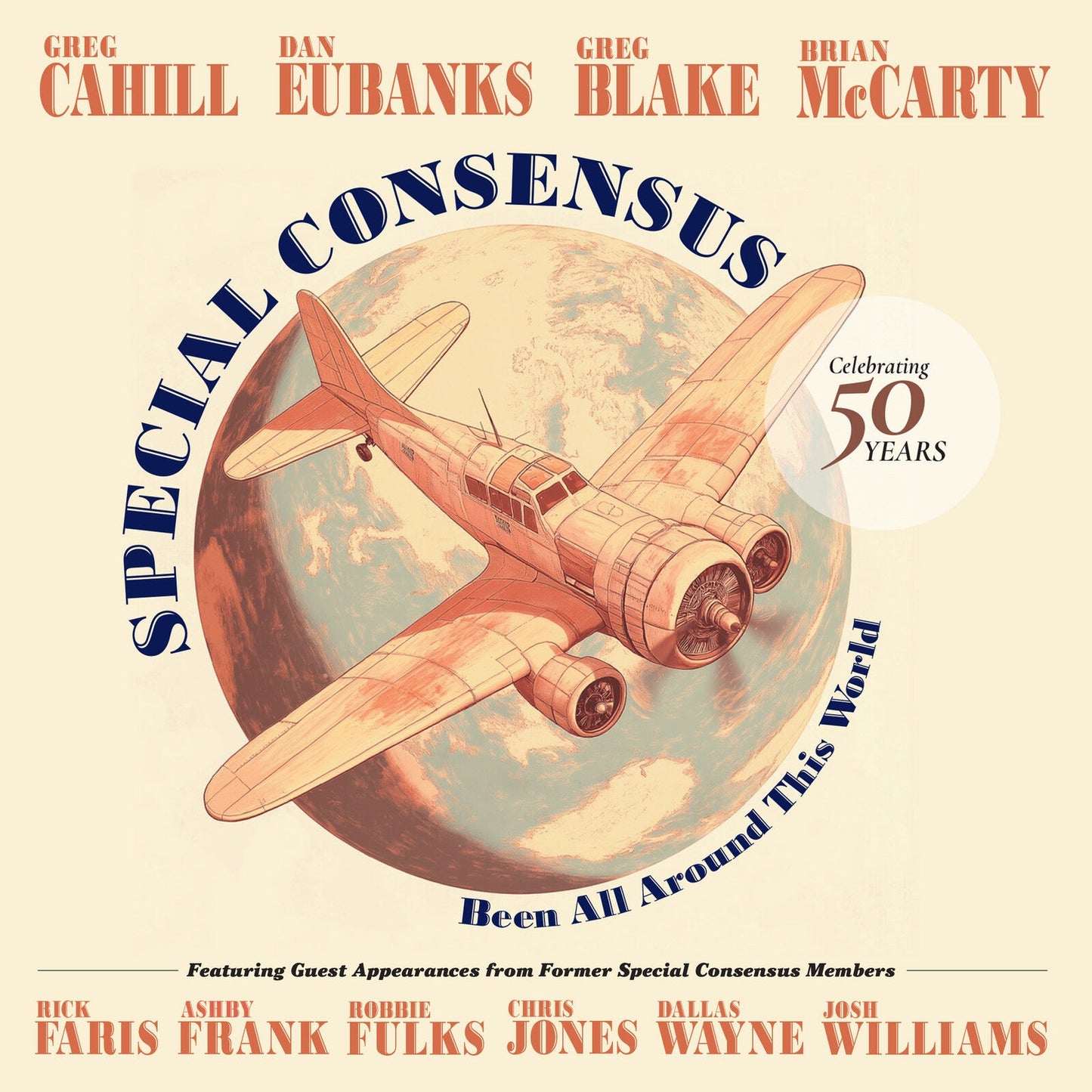 CD cover for “Been All Around This World” by Special Consensus, featuring an airplane.