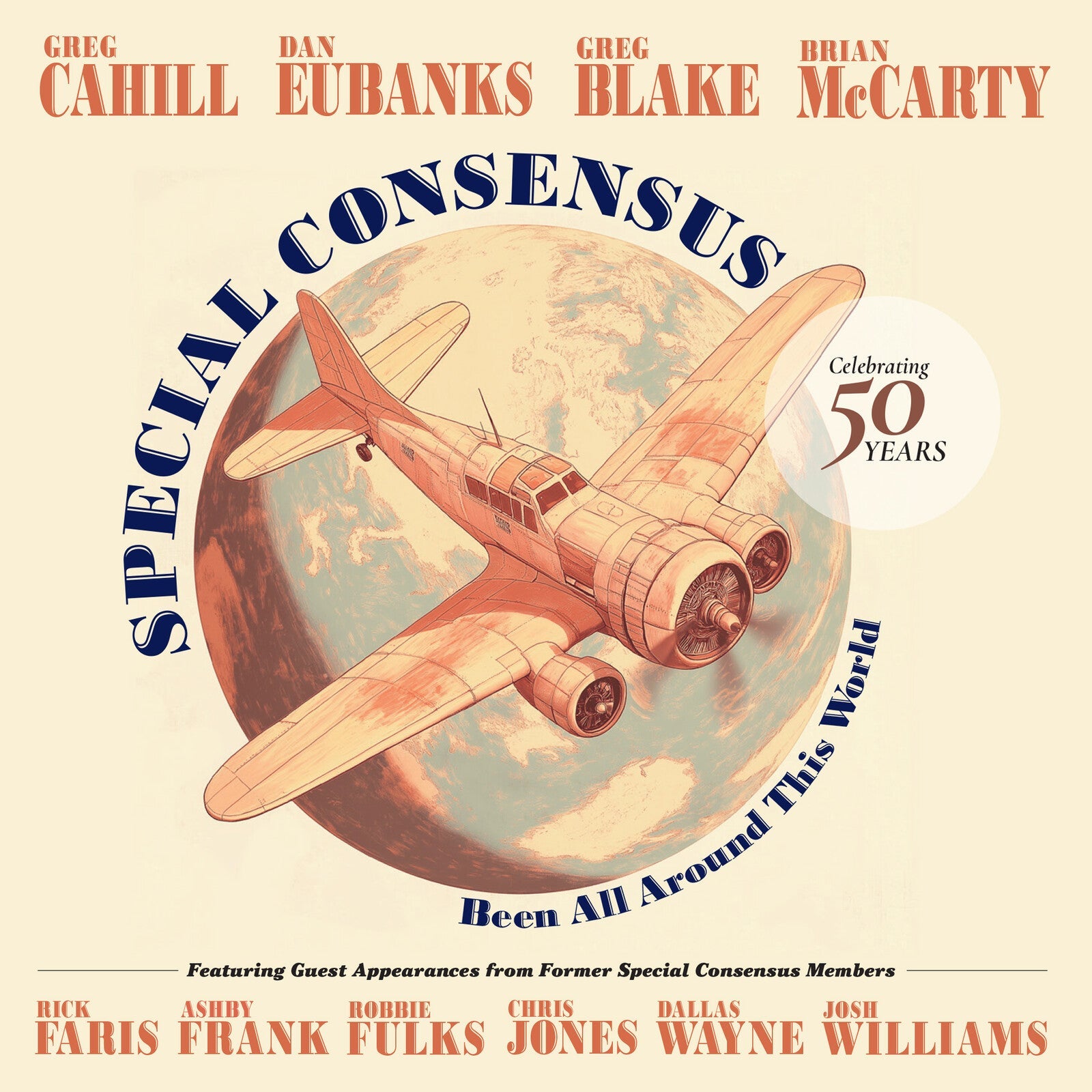 CD cover for “Been All Around This World” by Special Consensus, featuring an airplane.