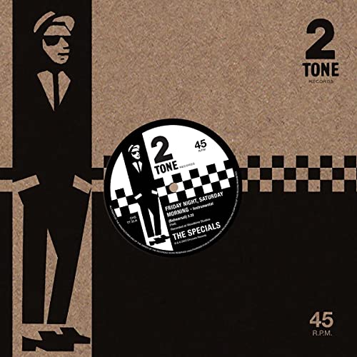The Specials’ 10-inch vinyl record with a man in a suit graphic.