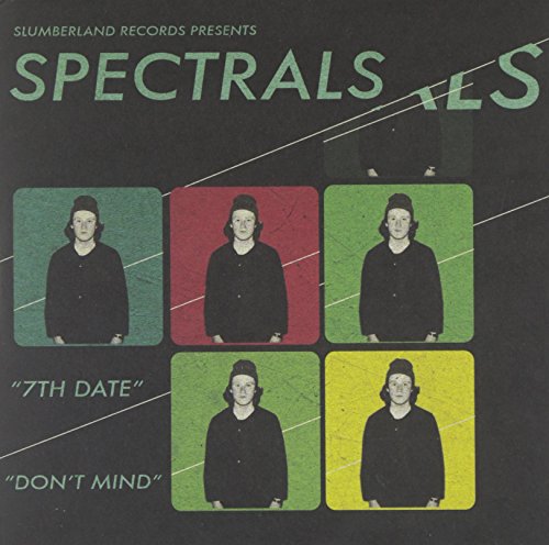 Album cover for Spectrals’ “7th Date” featuring a person in colored squares.