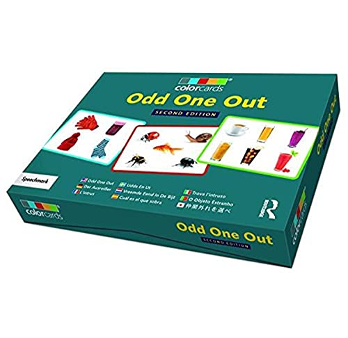 Teal game box with images of objects for a visual puzzle.