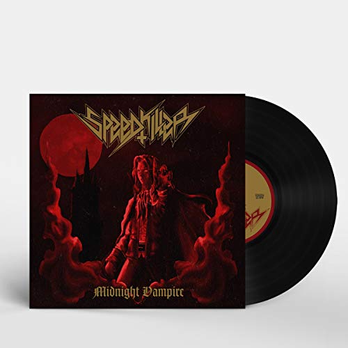 Speedkiller - Midnight Vampire vinyl record with gothic vampire artwork.
