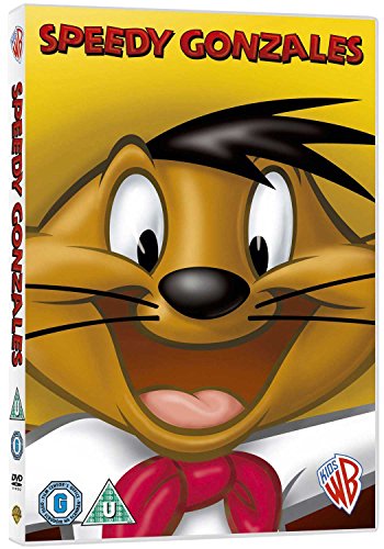 Speedy Gonzales DVD cover featuring a large, smiling cartoon mouse.