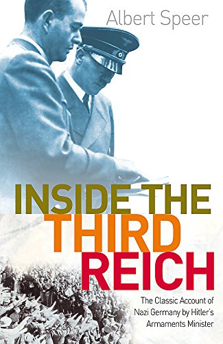 Book cover: “Inside The Third Reich” featuring Albert Speer and a crowd.
