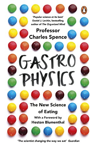 Book cover: “Gastrophysics” with colorful candies arranged around the title.
