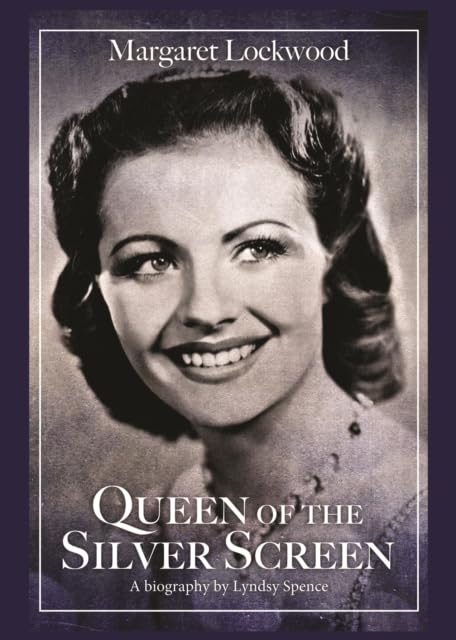 Black and white portrait of actress Margaret Lockwood, book cover.