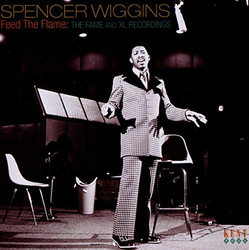 Spencer Wiggins album cover: singer in patterned suit at a microphone.