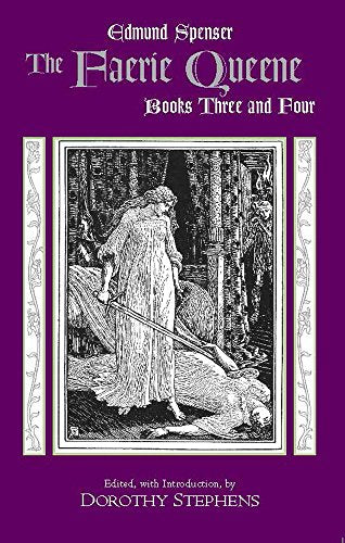 Book cover for “Faerie Queene: Bk. 3 & 4” with a knight illustration.