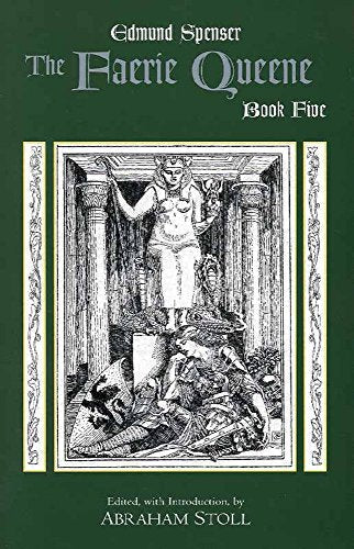 Book cover for “Faerie Queene: Bk. 5” featuring a detailed, ornate illustration.
