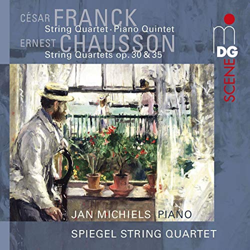 CD cover featuring a painting of a man with a hat and flowers.