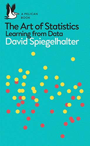 Book cover with teal background, title text, and a scatter plot of colored dots.